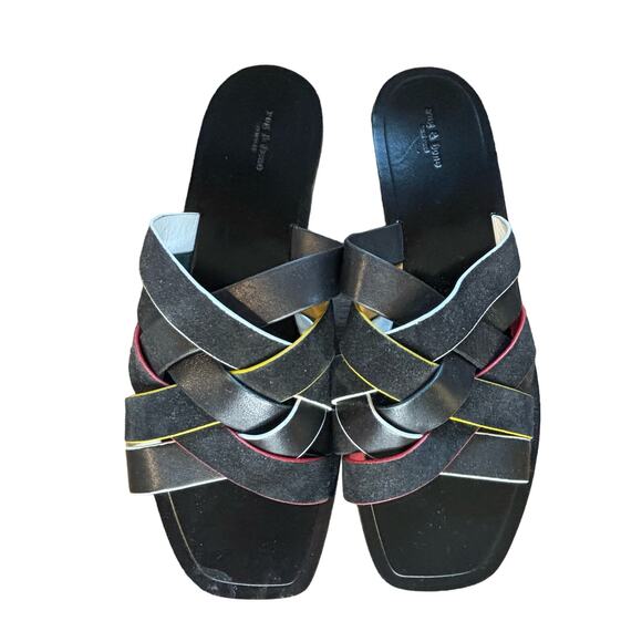 Rag & Bone Braided Leather Sandals - size 38.5 (US 8) - Picture 1 of 9